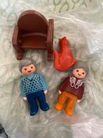 Vintage Playmobil 1-2-3 Opa en Oma met Kat, Kinderen en Baby's, Speelgoed | Playmobil, Ophalen of Verzenden, Gebruikt, Los playmobil