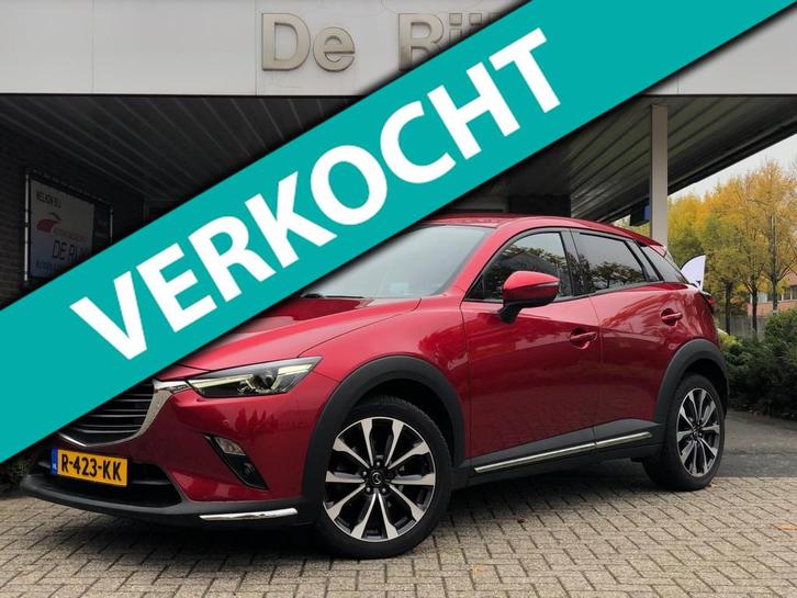 Mazda CX-3 2.0 SkyActiv-G 150 GT-M 4WD | Head-Up, Half leder, Auto's, Mazda, Bedrijf, Te koop, CX-3, 4x4, ABS, Achteruitrijcamera
