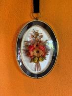 Bollijst ovaal met droogboeket - vintage - retro, Ophalen of Verzenden, Huis en Inrichting