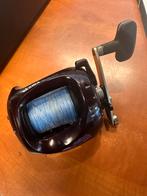 OKUMA ZEE REEL 45 XL met gevlochten lijn, Ophalen of Verzenden, Zo goed als nieuw, Molen