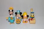 Tootsie Toy Mickey Minnie Donald bellenblaas vintage '80, Verzenden, Mickey Mouse, Zo goed als nieuw, Beeldje of Figuurtje