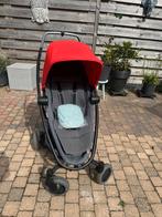 Quinny Zapp Flex+ Rood plus Zomerstoelvoering en Regenhoes, Gebruikt, Ophalen, Kinderwagen, Verstelbare duwstang
