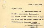 NV Handelmaatschappij Dros + Co. Texel - 10.1934 - briefkaar, Postzegels en Munten, Ophalen of Verzenden, Briefkaart