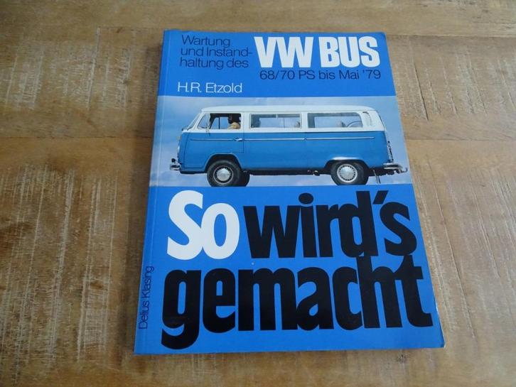Volkswagen Bus T2 - Vraagbaak - Werkplaatshandboek - Duits, Boeken, Auto's | Boeken, Zo goed als nieuw, Volkswagen, Verzenden
