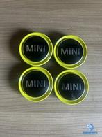 ORIGINELE Mini SE naafkap naafdop set geel zwart, Auto diversen, Wieldoppen, Gebruikt, -, Verzenden, -