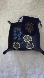Diepblauwe DnD Set met Mysterieuze Vibe Dungeons & Dragons, Ophalen of Verzenden, Nieuw