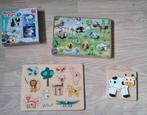 Houten Kinderpuzzels - Wooezel & Pip, Janod, Kinderen en Baby's, Speelgoed | Kinderpuzzels, 2 tot 4 jaar, Gebruikt, 10 tot 50 stukjes