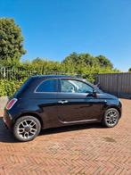 Fiat 500 met schade, Auto's, Voorwielaandrijving, Stof, Beige, Zwart