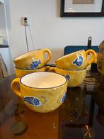 Theemokken (5) uit Spanje, Huis en Inrichting, Keuken | Servies, Ophalen, Gebruikt, Overige stijlen, Kop(pen) en/of Schotel(s)