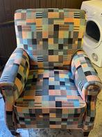 Vintage Dames en heren fauteuil, Gebruikt, Stof, Ophalen