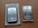 2 x zilverbaar: 150 gram zilver. Vintage Argor & Fiji / A-H., Postzegels en Munten, Edelmetalen en Baren, Ophalen of Verzenden
