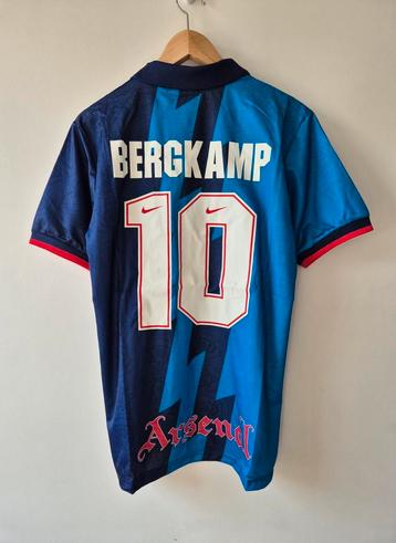 Nieuw Nike Arsenal shirt 1995/1996 Bergkamp 10 maat medium beschikbaar voor biedingen