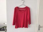 Rood shirt met driekwart mouwen maat M, Maat 38/40 (M), Ophalen of Verzenden, Zo goed als nieuw, Lange mouw