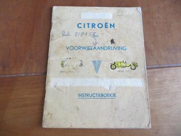 Instructieboek Citroen Traction Avant 11 Sport, 11 1948 beschikbaar voor biedingen