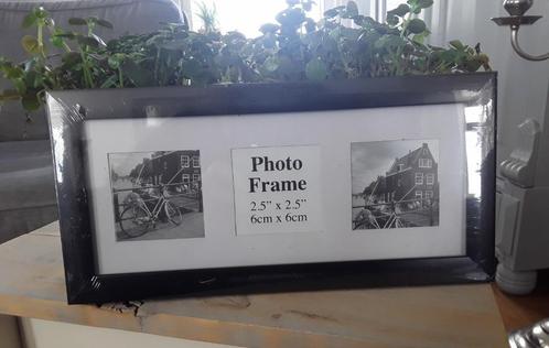 Fotolijstje zwart (nieuw in folie), Huis en Inrichting, Woonaccessoires | Lijsten, Nieuw, Minder dan 50 cm, Minder dan 50 cm, Kunststof