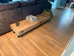 massief eikenhouten sidetable bijzet meubel salontafel, Ophalen, Zo goed als nieuw, Minder dan 10 m², Parket