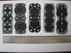 Borduur / Embossing mallen Sjaak van Went, Hobby en Vrije tijd, Ophalen of Verzenden, Zo goed als nieuw, Overige thema's, Pons of Mal