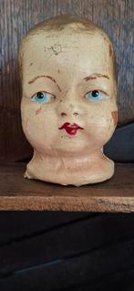 Brocante poppenhoofdje, Ophalen of Verzenden