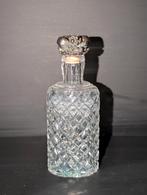 Antieke kristallen (Parfum)fles, Ophalen of Verzenden