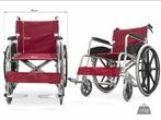 Aluminium rolstoel met remmen, Nieuw, Duwrolstoel, Ophalen of Verzenden, Inklapbaar