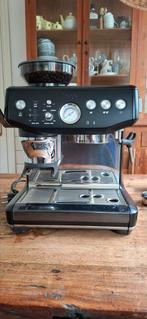 Prachtige Sage Barista Express Impress espressomachine, Espresso apparaat, Koffiebonen, Zo goed als nieuw, Ophalen