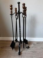 Gietijzeren Haardset, Huis en Inrichting, Haarden, Ophalen of Verzenden, Zo goed als nieuw, Houthaard