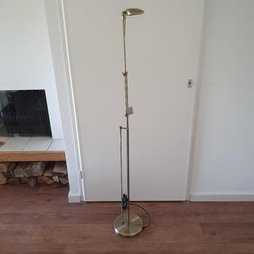 Design - Vloerlamp - Leeslamp - Goudkleur - Trio Leuchten. beschikbaar voor biedingen