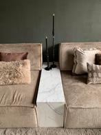 Carrara marmeren bijzettafels / salontafels, Huis en Inrichting, Ophalen, Rond, Minder dan 55 cm, 45 tot 60 cm