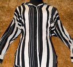 Mango Zwart/Wit Blouse - Maat L. ZGAN., Kleding | Dames, Blouses en Tunieken, Maat 42/44 (L), Ophalen of Verzenden, Zo goed als nieuw