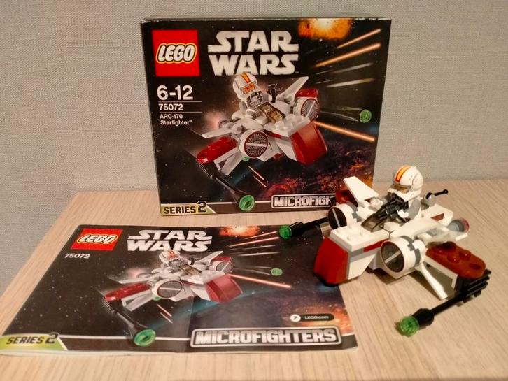 Lego 75072 Star Wars ARC-170 Starfighter Microfighter serie2, Kinderen en Baby's, Speelgoed | Duplo en Lego, Zo goed als nieuw