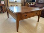 Eiken Salontafel | 100x100cm | uitschuifbare plateau’s, Huis en Inrichting, Tafels | Salontafels, Ophalen, 100 tot 150 cm, Klassiek