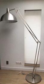 RVS staande lamp, Huis en Inrichting, Lampen | Vloerlampen, Ophalen, Overige materialen, Gebruikt, 200 cm of meer