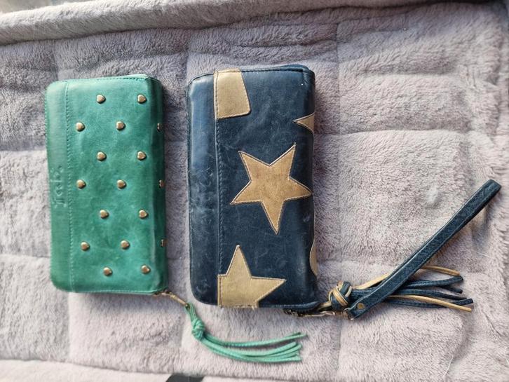 FAB Fabienne Chapot leren Portemonnee, Sieraden, Tassen en Uiterlijk, Portemonnees, Zo goed als nieuw, Zwart, Ophalen of Verzenden