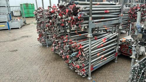 Gebruikte Layher Allround schuifkortelingen 3-planks, Doe-het-zelf en Verbouw, Steigers, Gebruikt, Overige typen, 5 meter of hoger
