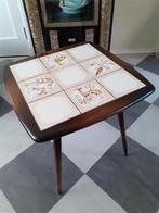 Hoektafel '50s ( Retro/Vintage/Design ), Huis en Inrichting, Tafels | Sidetables, Ophalen, Gebruikt, 50 tot 100 cm, 50 tot 75 cm