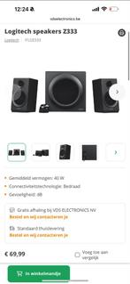 Logitech Z333 Speakers - Zo goed als nieuw!, Audio, Tv en Foto, Luidsprekers, Ophalen of Verzenden, Zo goed als nieuw, Minder dan 60 watt