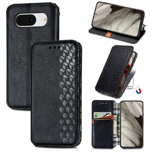 Luxe PU Lederen Wallet Case Set voor Google Pixel 8 _ Zwart, Telecommunicatie, Mobiele telefoons | Hoesjes en Frontjes | Overige merken