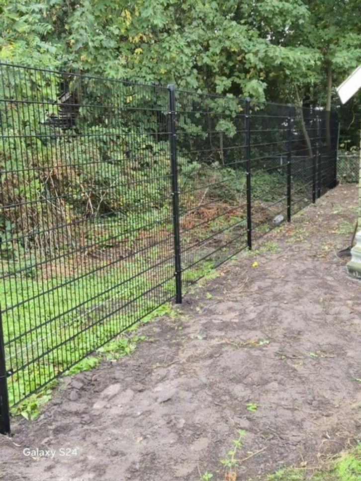 62.5 meter dubbelstaafmat hekwerk 8-6-8, H=203 centimeter!, Tuin en Terras, Tuinhekken en Hekwerk, Nieuw, Dubbelstaafmat hekwerk