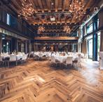 1500m2 Oud eiken visgraat vloer parket cafe vloer vloerdelen