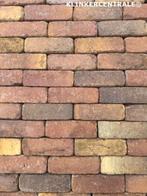 40m2 gemêleerd gebakken klinkers dikformaat 7-duimers terras