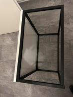 Bijzettafel, Huis en Inrichting, Tafels | Bijzettafels, Gebruikt, Vierkant, Ophalen of Verzenden, 60 cm of meer