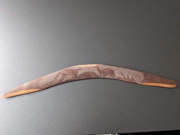 Australische Boomerang of Boemerang, Antiek en Kunst, Kunst | Niet-Westerse kunst, Ophalen of Verzenden