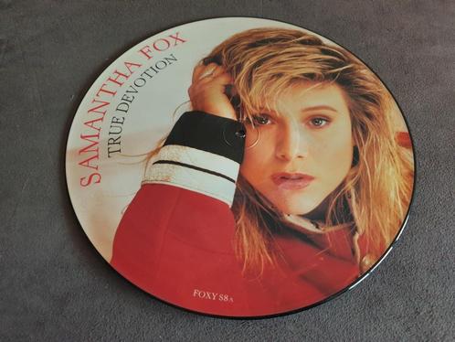 Samantha Fox Picture Disc / True Devotion / i.z.g.s., Cd's en Dvd's, Vinyl Singles, Zo goed als nieuw, Maxi-single, Pop, 12 inch