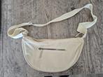 Schoudertas met rits, Ophalen of Verzenden, Gebruikt, Beige, Schoudertasje
