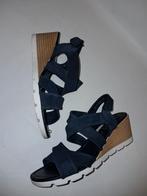 40 twoday sandalen donkerblauw suede leer, Kleding | Dames, Twoday, Blauw, Zo goed als nieuw, Sandalen of Muiltjes