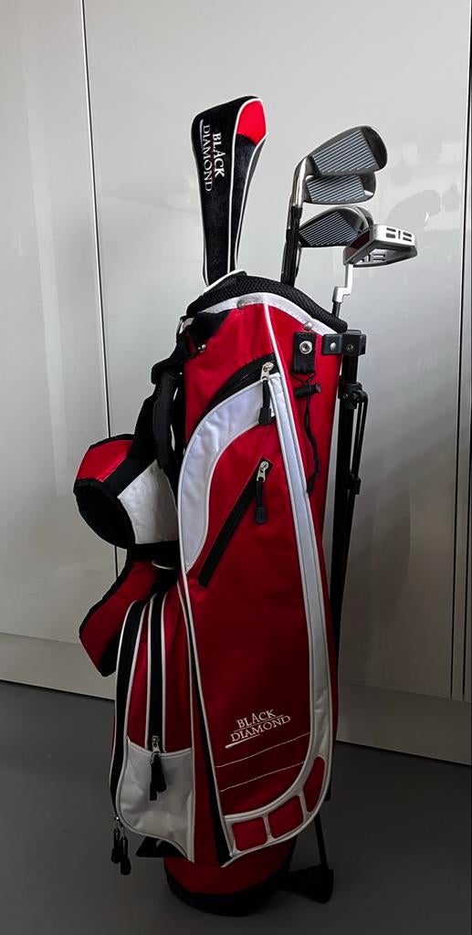 Rechtshandige Black Diamond Golfset - Beginnersvriendelijk, Sport en Fitness, Golf, Ophalen, Gebruikt, Set, Overige merken