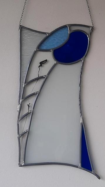 Uniek Glas in Lood Kunstwerk beschikbaar voor biedingen