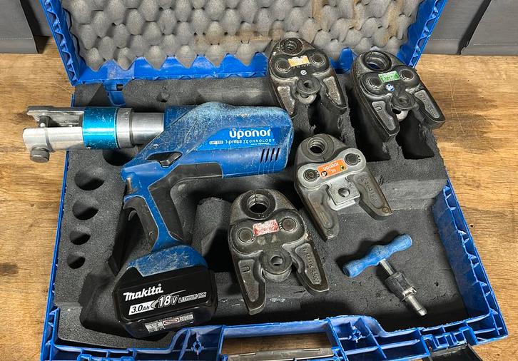 Uponor / Klauke perstang. UP110., Doe-het-zelf en Verbouw, Gereedschap | Overige machines, Gebruikt, Ophalen of Verzenden