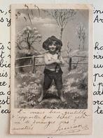 25-3-1903 Jongetje met berkentak (BB), Verzamelen, Ansichtkaarten | Themakaarten, Ophalen of Verzenden, Voor 1920, Gelopen, Kinderen