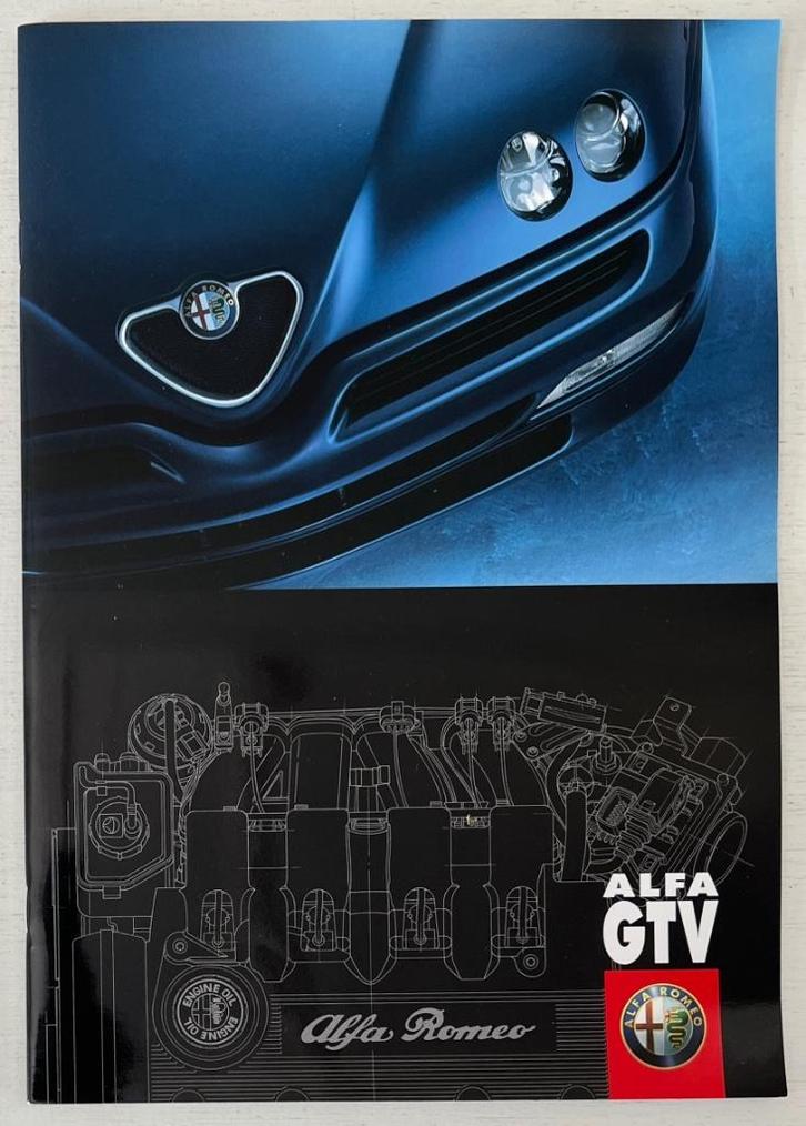 2001 Alfa Romeo GTV brochure Nederlands, Boeken, Auto's | Folders en Tijdschriften, Zo goed als nieuw, Alfa Romeo, Ophalen of Verzenden
